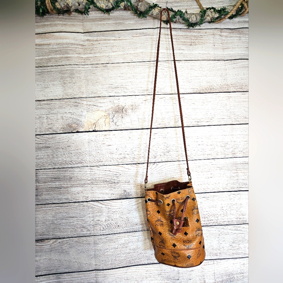 Vintage Mcm Bucket Bag Small